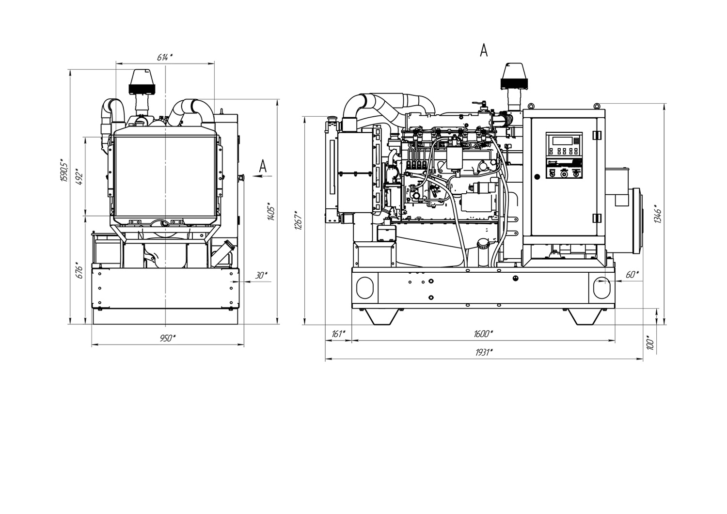 Дизельный генератор ПСМ АД-60 (ММЗ)