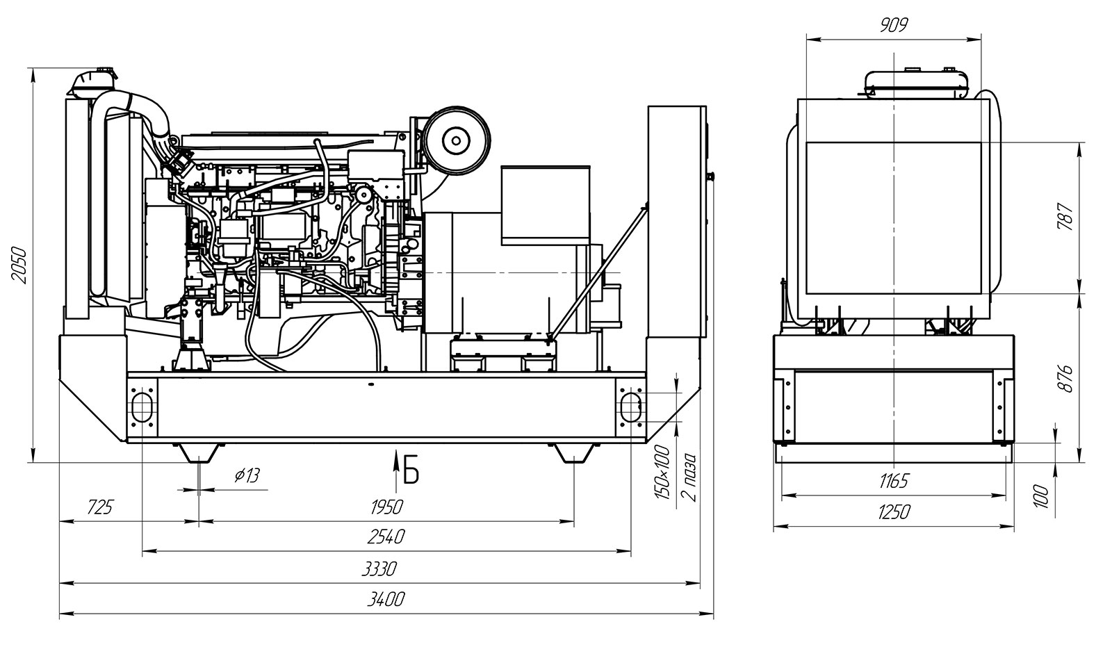Дизельный генератор ПСМ ADV-250
