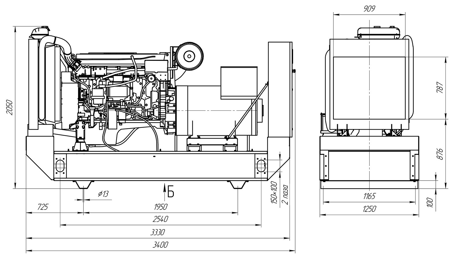 Дизельный генератор ПСМ ADV-300