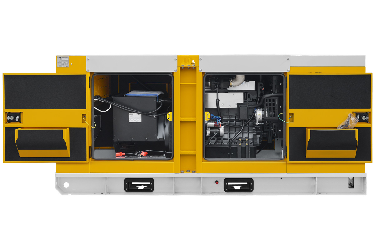 Дизельный генератор MitsuDiesel МД АД-80С-Т400-1РКМ29 в шумозащитном кожухе