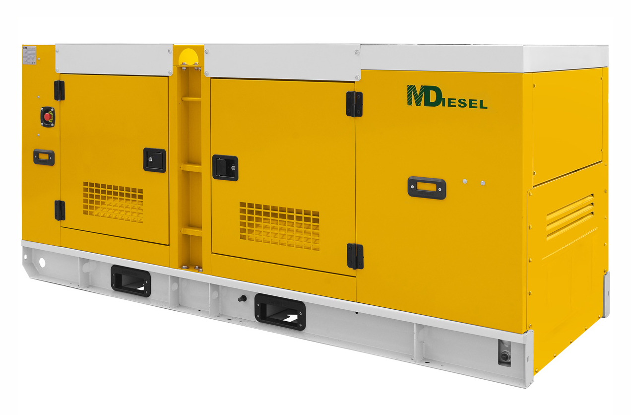 Дизельный генератор MitsuDiesel МД АД-100С-Т400-1РКМ29 (MDH 110 6LT) в шумозащитном кожухе