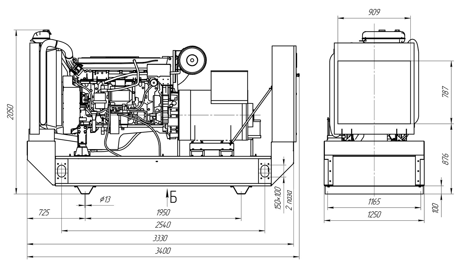 Дизельный генератор ПСМ ADV-280