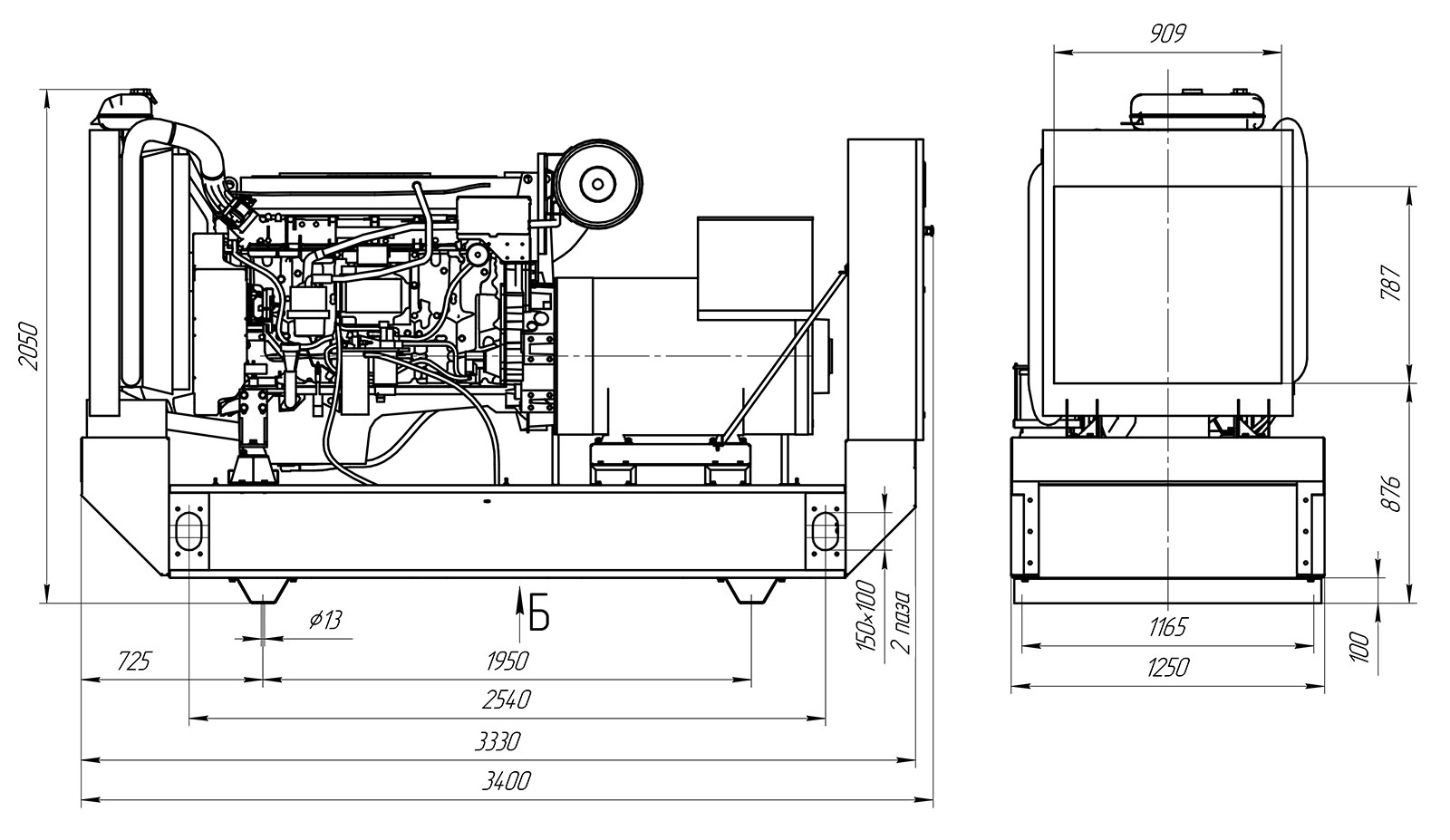 Дизельный генератор ПСМ ADV-320